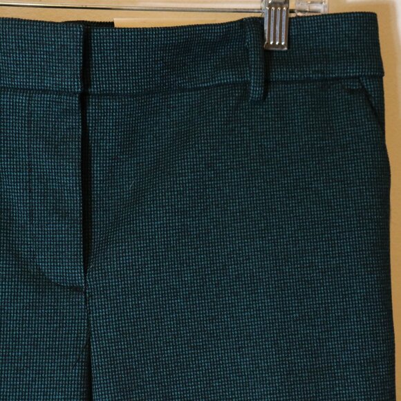 Loft Riviera Slim Trouser Pant Womens 10 Green Tween Straight Leg Work Office - Picture 3 of 6